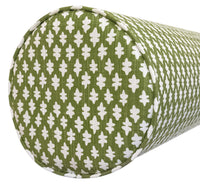 THE BOLSTER :: TILLY PRINT // OLIVE + TAPE TRIM
