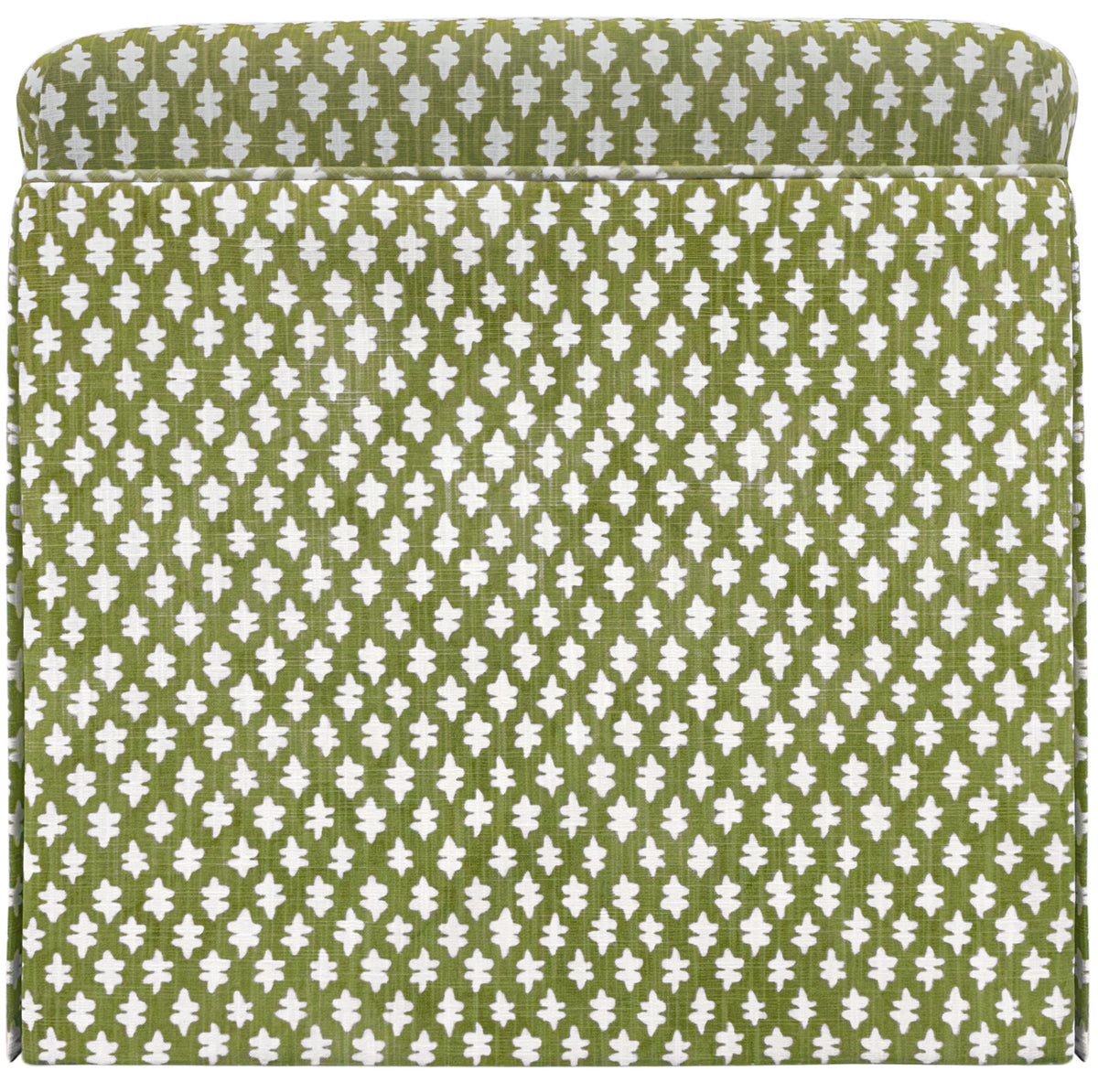 THE SKIRTED OTTOMAN :: TILLY PRINT // OLIVE
