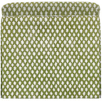 THE SKIRTED OTTOMAN :: TILLY PRINT // OLIVE