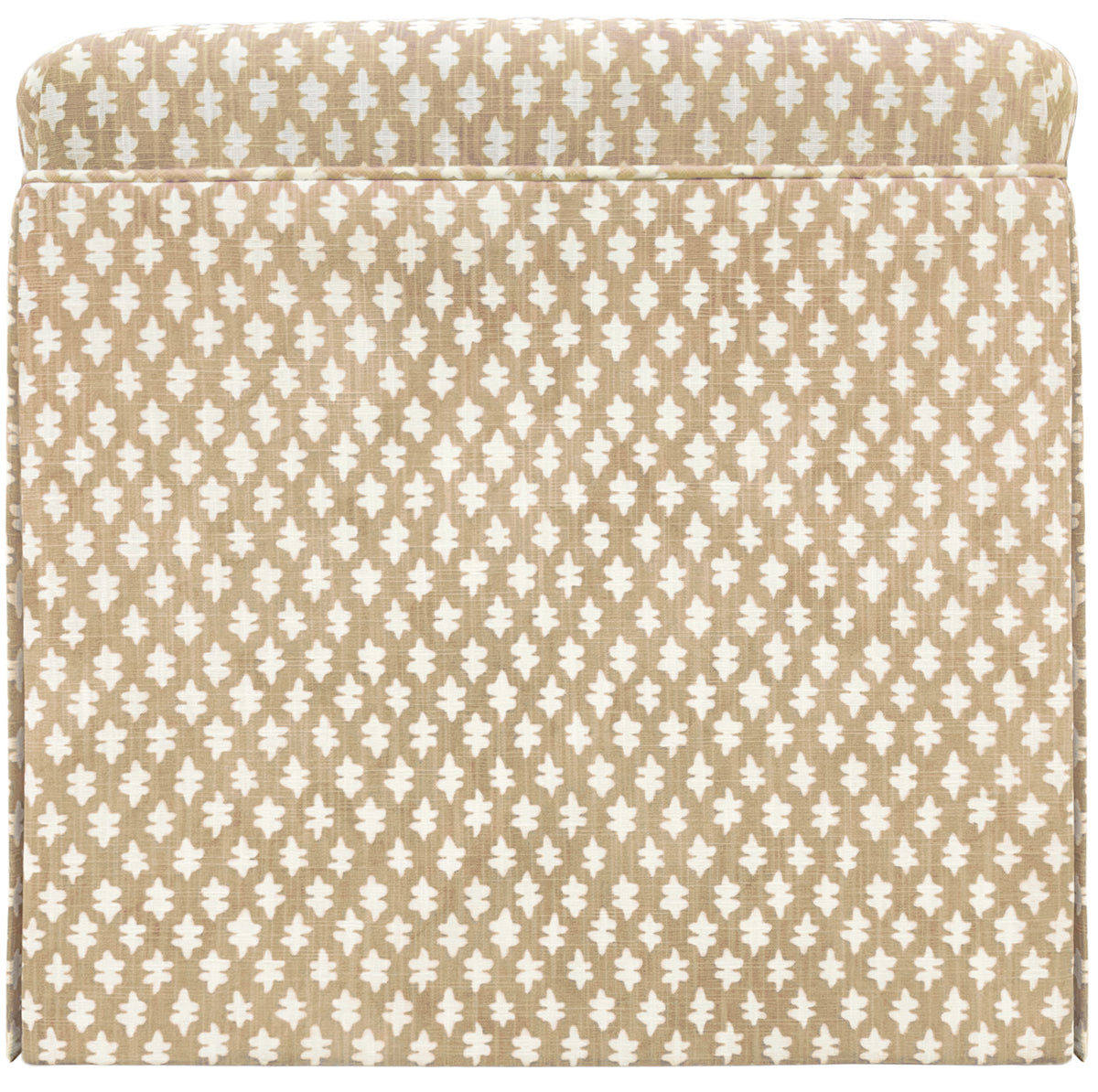 THE SKIRTED OTTOMAN :: TILLY PRINT // SAND