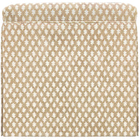 THE SKIRTED OTTOMAN :: TILLY PRINT // SAND