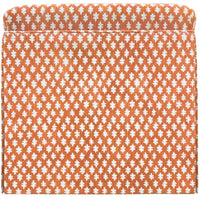 THE SKIRTED OTTOMAN :: TILLY PRINT // TANGERINE