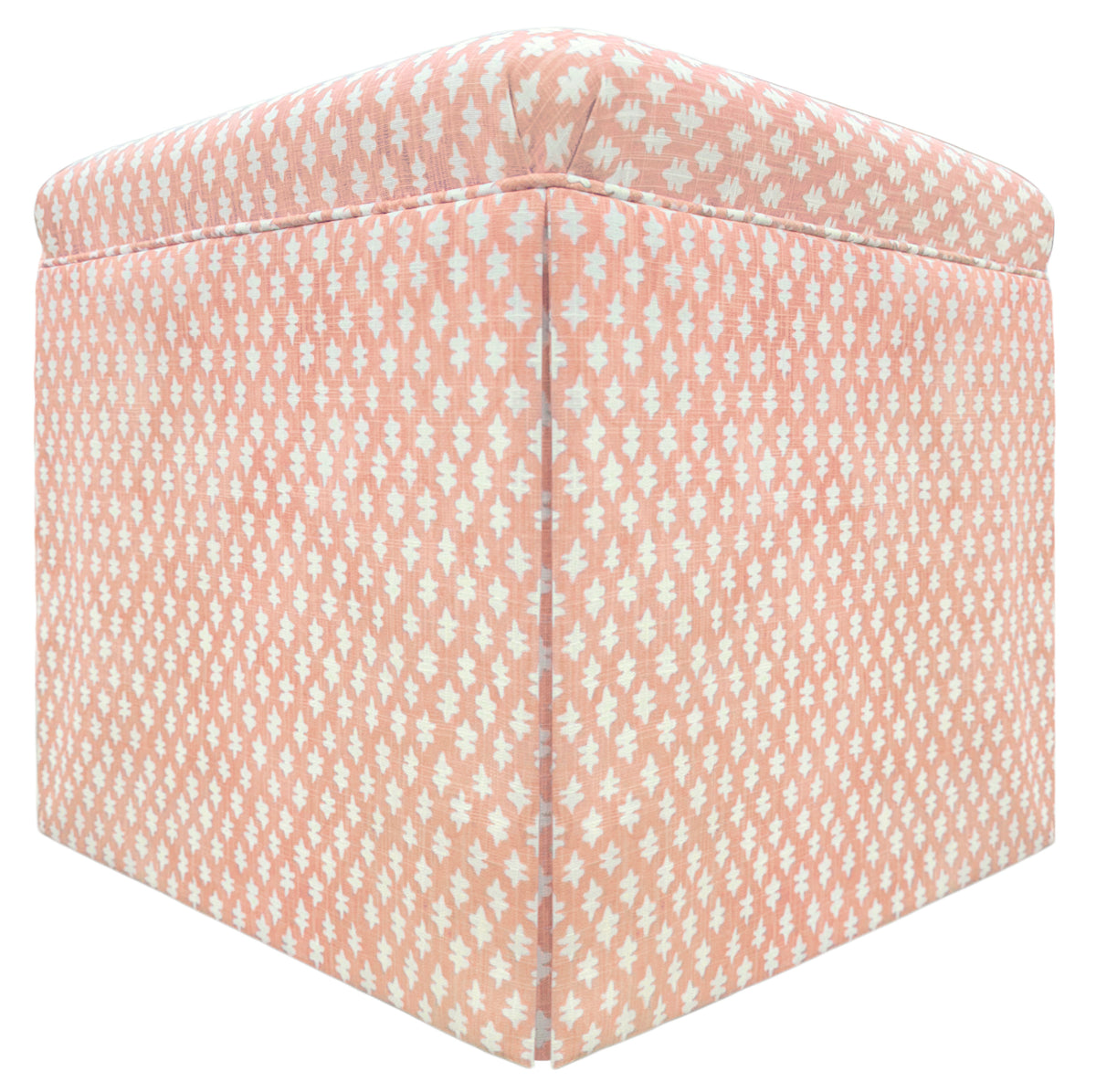 THE SKIRTED OTTOMAN :: TILLY PRINT // BLUSH