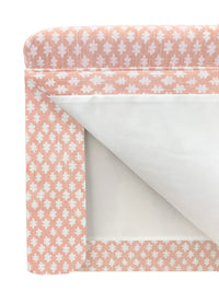 THE SKIRTED OTTOMAN :: TILLY PRINT // BLUSH
