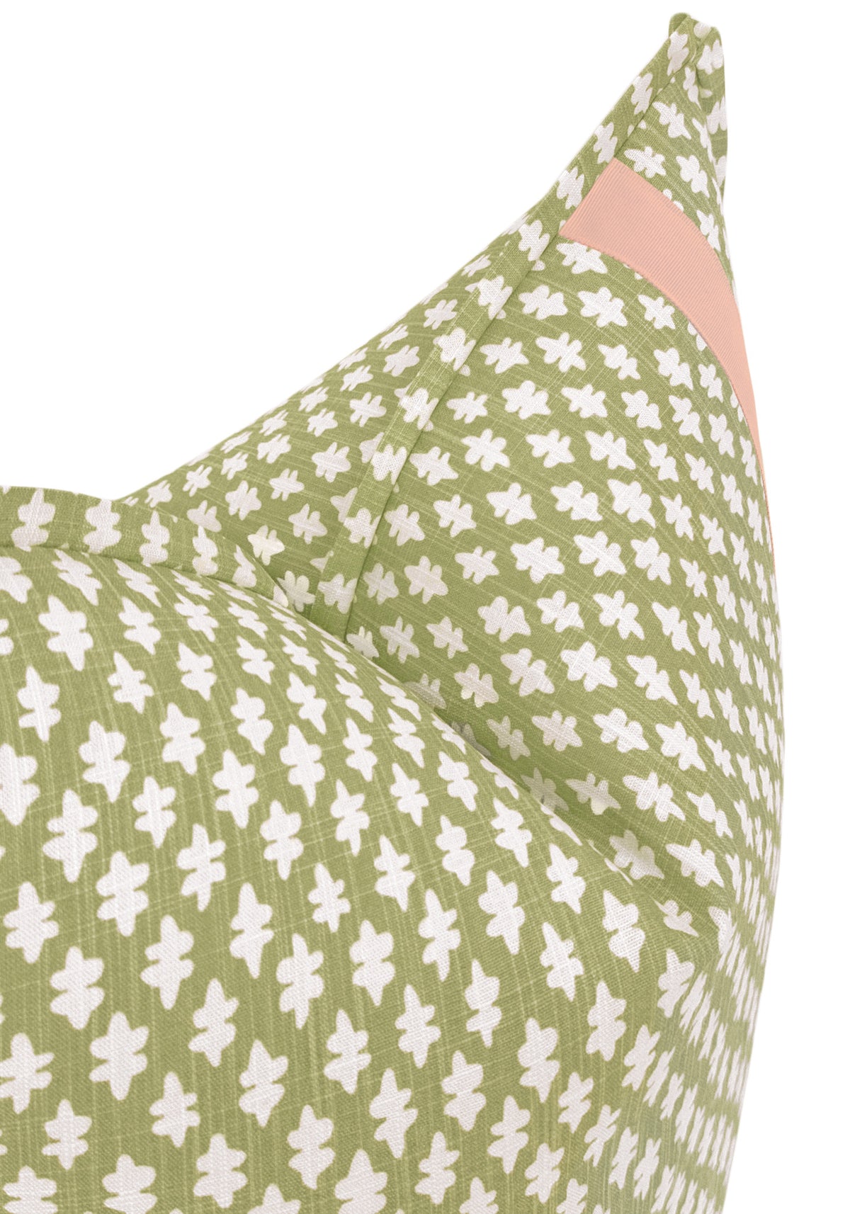 TILLY PRINT // CELADON + TAPE TRIM