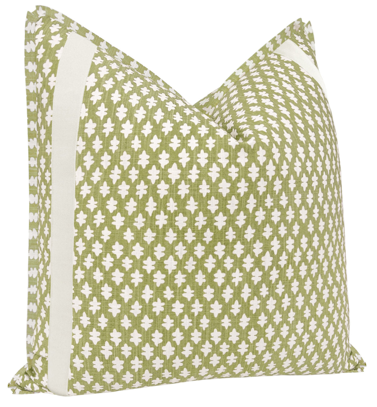 TILLY PRINT // CELADON + TAPE TRIM