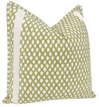 TILLY PRINT // CELADON + TAPE TRIM