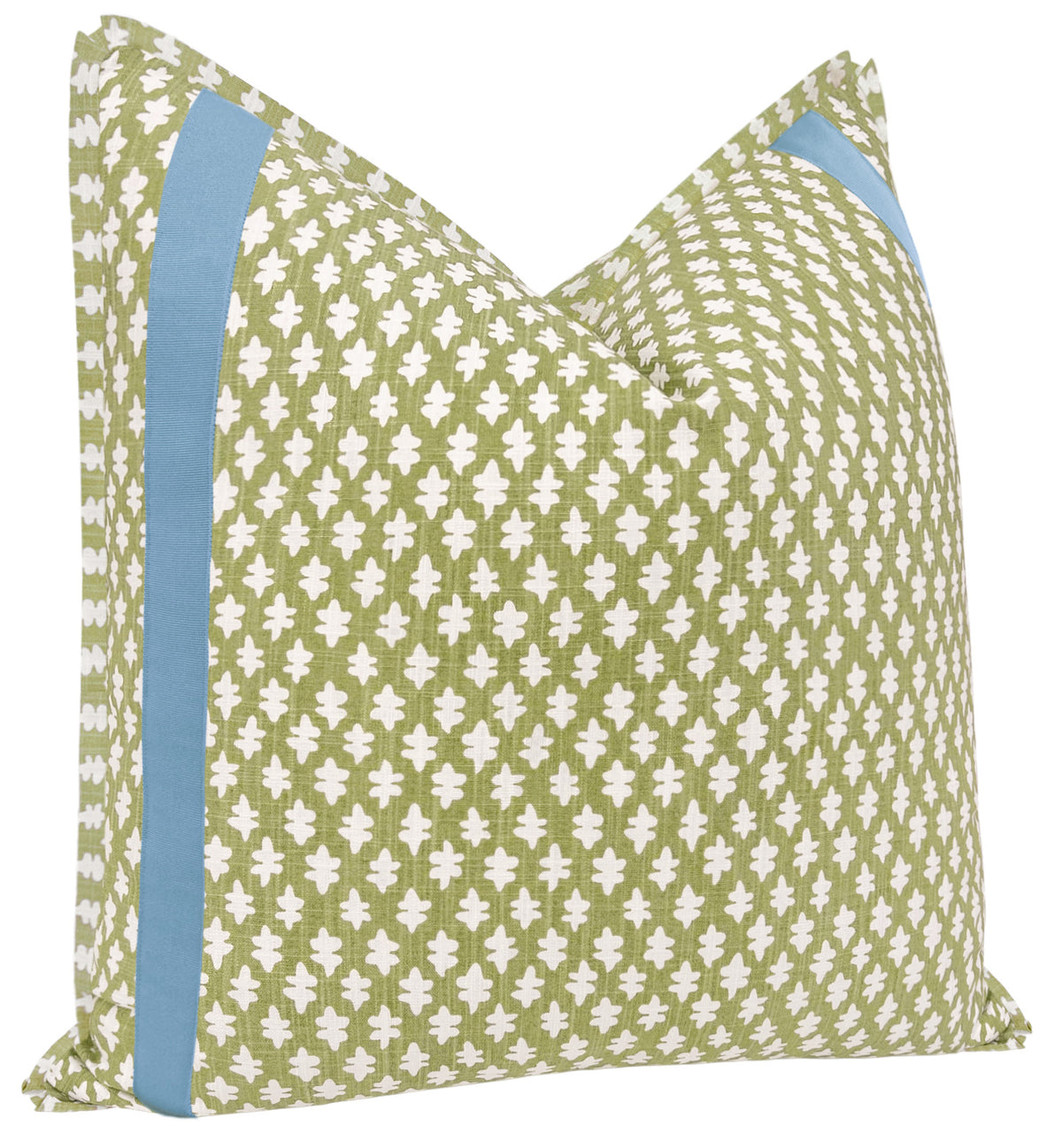 TILLY PRINT // CELADON + TAPE TRIM