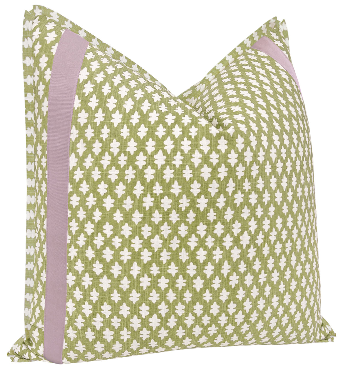TILLY PRINT // CELADON + TAPE TRIM