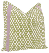 TILLY PRINT // CELADON + TAPE TRIM