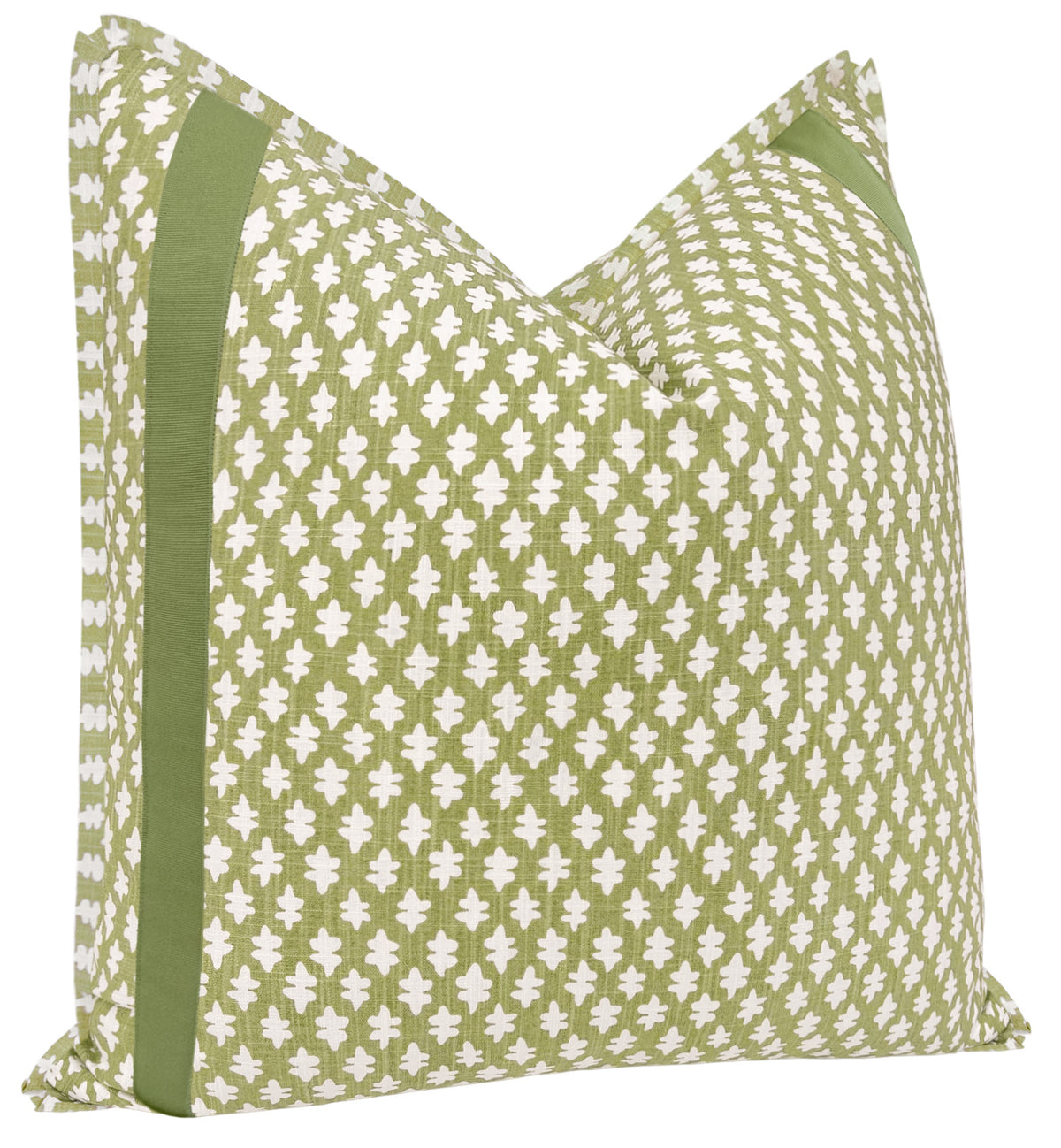 TILLY PRINT // CELADON + TAPE TRIM