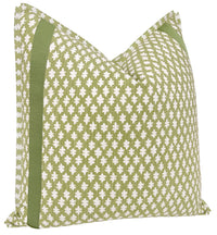 TILLY PRINT // CELADON + TAPE TRIM