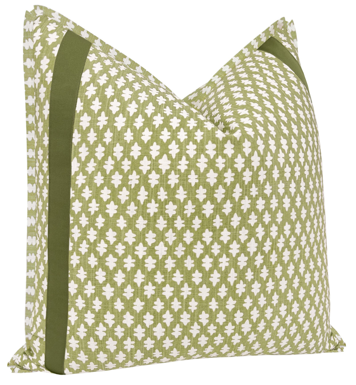 TILLY PRINT // CELADON + TAPE TRIM
