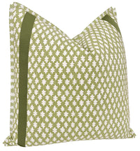 TILLY PRINT // CELADON + TAPE TRIM
