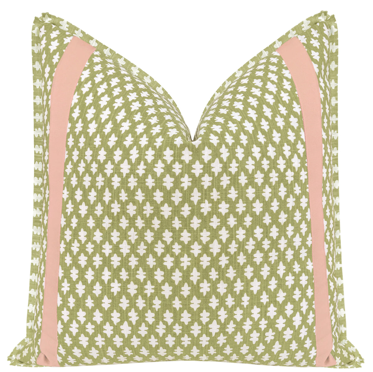 TILLY PRINT // CELADON + TAPE TRIM