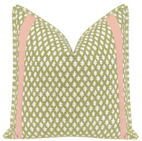 TILLY PRINT // CELADON + TAPE TRIM