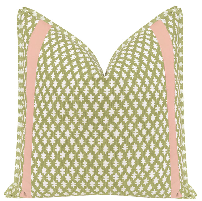 TILLY PRINT // CELADON + TAPE TRIM