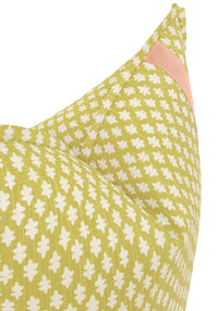 TILLY PRINT // CHARTREUSE + TAPE TRIM