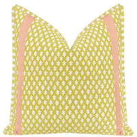 TILLY PRINT // CHARTREUSE + TAPE TRIM