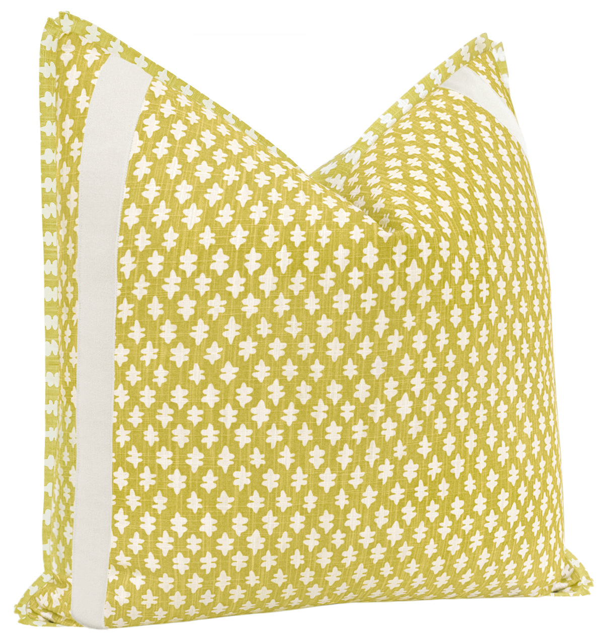 TILLY PRINT // CHARTREUSE + TAPE TRIM
