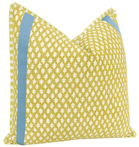 TILLY PRINT // CHARTREUSE + TAPE TRIM