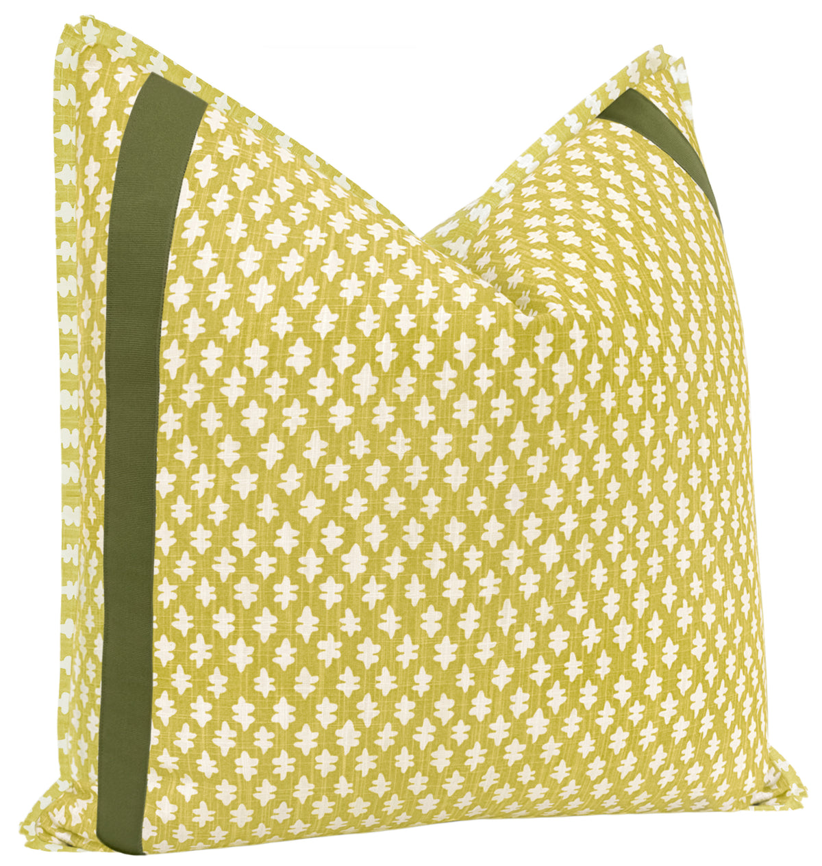TILLY PRINT // CHARTREUSE + TAPE TRIM