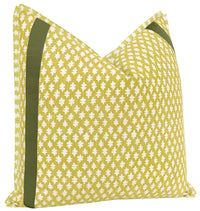 TILLY PRINT // CHARTREUSE + TAPE TRIM