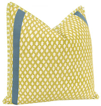 TILLY PRINT // CHARTREUSE + TAPE TRIM