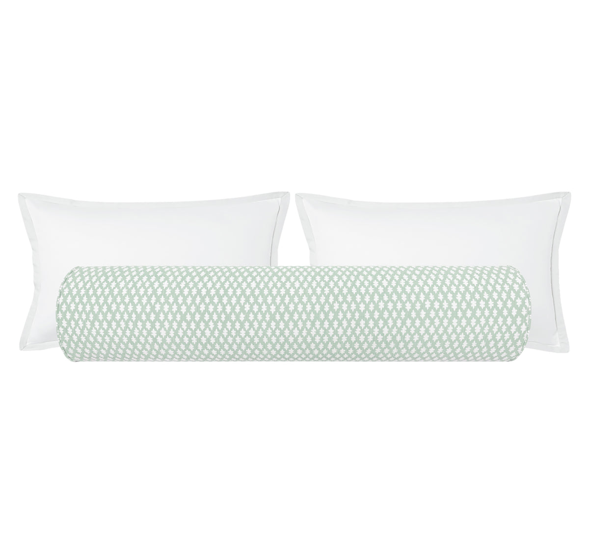 THE BOLSTER :: TILLY PRINT // EUCALYPTUS + TAPE TRIM