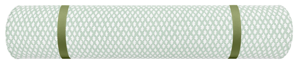 THE BOLSTER :: TILLY PRINT // EUCALYPTUS + TAPE TRIM
