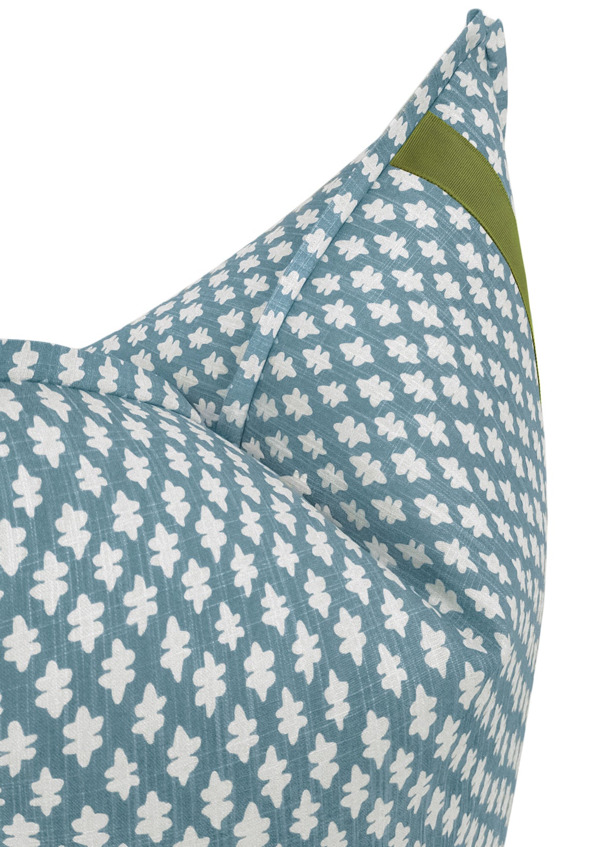 TILLY PRINT // HYDRANGEA BLUE + TAPE TRIM