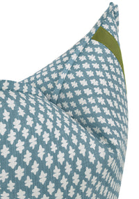 TILLY PRINT // HYDRANGEA BLUE + TAPE TRIM
