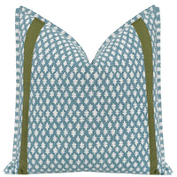 TILLY PRINT // HYDRANGEA BLUE + TAPE TRIM