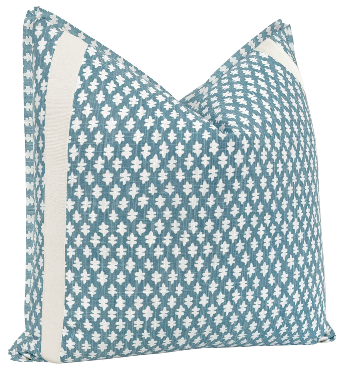 TILLY PRINT // HYDRANGEA BLUE + TAPE TRIM