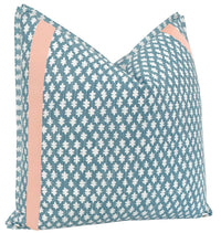 TILLY PRINT // HYDRANGEA BLUE + TAPE TRIM