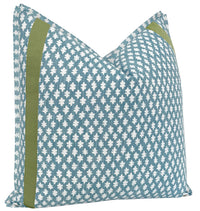 TILLY PRINT // HYDRANGEA BLUE + TAPE TRIM