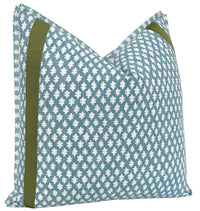 TILLY PRINT // HYDRANGEA BLUE + TAPE TRIM