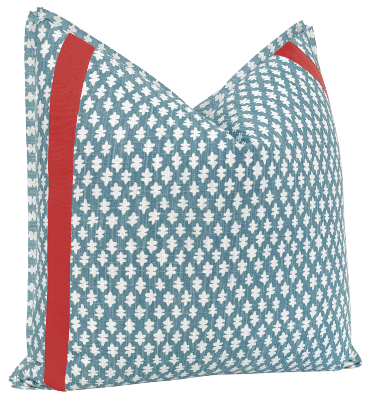 TILLY PRINT // HYDRANGEA BLUE + TAPE TRIM