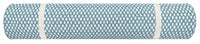 THE BOLSTER :: TILLY PRINT // HYDRANGEA BLUE + TAPE TRIM
