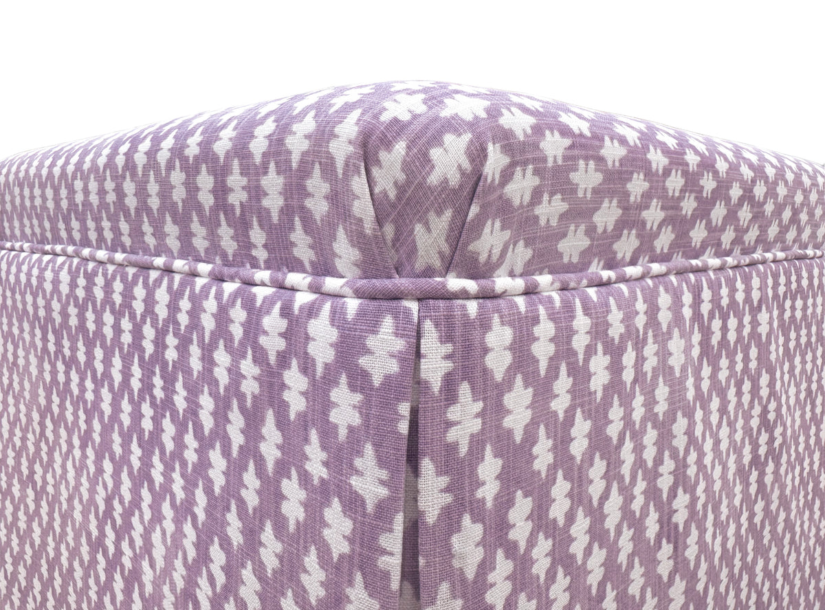 THE SKIRTED OTTOMAN :: TILLY PRINT // LAVENDER