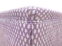 THE SKIRTED OTTOMAN :: TILLY PRINT // LAVENDER