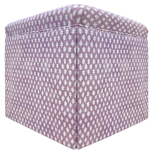 THE SKIRTED OTTOMAN :: TILLY PRINT // LAVENDER
