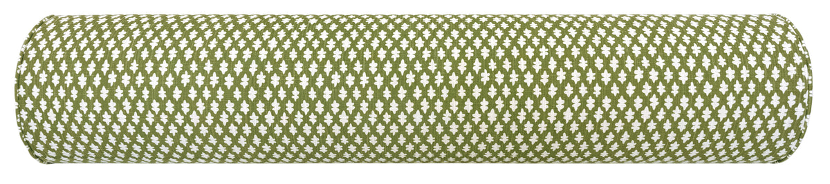 THE BOLSTER :: TILLY PRINT // OLIVE + TAPE TRIM
