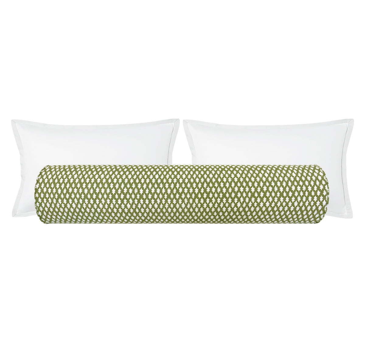 THE BOLSTER :: TILLY PRINT // OLIVE + TAPE TRIM