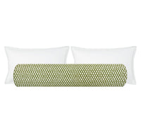 THE BOLSTER :: TILLY PRINT // OLIVE + TAPE TRIM