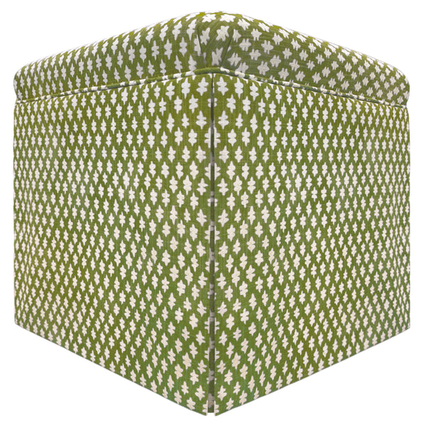 THE SKIRTED OTTOMAN :: TILLY PRINT // OLIVE