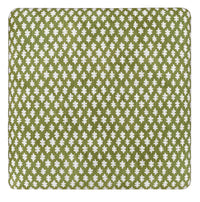 THE SKIRTED OTTOMAN :: TILLY PRINT // OLIVE