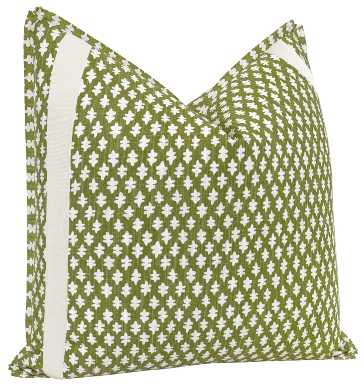 TILLY PRINT // OLIVE + TAPE TRIM