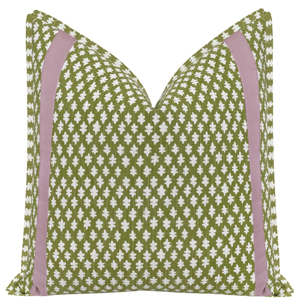 TILLY PRINT // OLIVE + TAPE TRIM