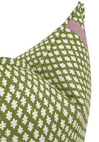 TILLY PRINT // OLIVE + TAPE TRIM